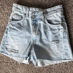 Zara Distressed Denim Women's Shorts
